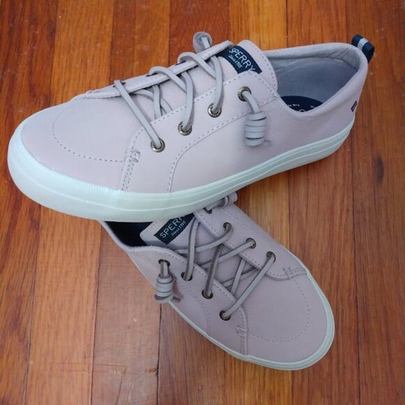 SPERRY Top Sider Crest Vibe Slip On Boat Shoes 9.5W Rose Pink Washable Suede NEW - Picture 2 of 10